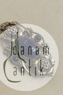 Georg Jensen ラピスラズリ入りシルバーブローチ No 89