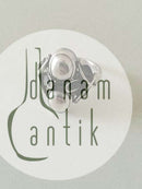 Georg Jensen スターリングシルバー リング（シルバーストーン付き） No 48