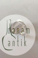 Georg Jensen Sterling Silver Ring with Silver Stones No 46A