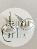 ジョージ ジェンセン スターリング シルバー カフリンクス No 44A （シルバーストーン付き