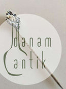 Georg Jensen Silver Button Pin No 39