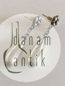 Georg Jensen Sterling Silver Earrings (Stick) No.18