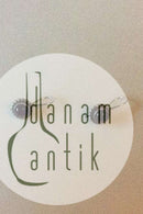 ジョージ ジェンセン スターリング シルバー イヤリング、ムーンライト ブロッサム No 9