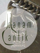 ジョージ ジェンセン スターリング シルバー ブレスレット カボションカット カーネリアン 18個 No 8