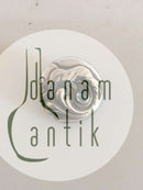 Georg Jensen Silver (830) ブローチ。フィッシュウィズムーンストーン No 1A