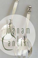 Georg Jensen Sterling Sølv 'Konge' Salat Sæt