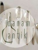 Georg Jensen Sterling Sølv Kaktus Bestik Sæt til 6 Pers. 42 Dele.