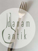 Georg Jensen Sterling Sølv Kugle Barnegaffel No 082