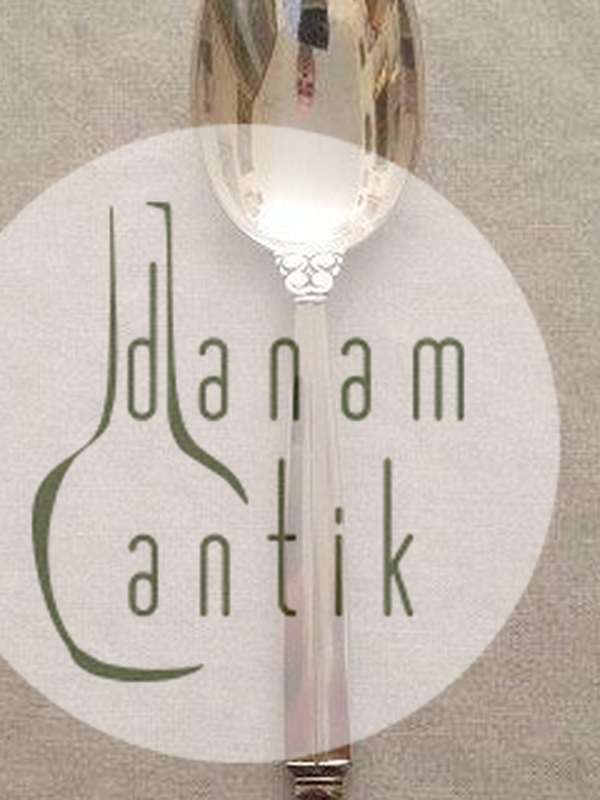 Georg Jensen Dronning Sterling Sølv Barneske/Stor theske No 031