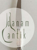 Georg Jensen Sterling Sølv Konge Frokostkniv No 023 med Kort Skaft