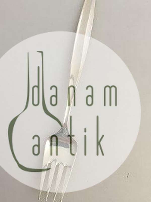 Georg Jensen Sterling Sølv Cypres Frokostgaffel No 022