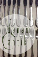 Georg Jensen Sterling Silver Beaded Lunch flatware set 16 pieces