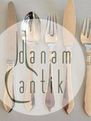 Georg Jensen Antik/Continental Sterling Silver Flatware 48ピース、古いスタンプ付き