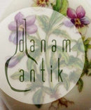 Königliches Kopenhagen. Brosche Flora Danica aus Porzellan