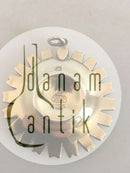 Anton Michelsen Large Marguerite pendent in Sterling Silver and enamel