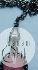 N.E. From Sterling Sølv vedhæng med Rosa Kvarts