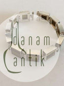 N.E. From Armbånd i Sterling Sølv med Tigerøje