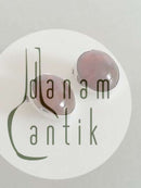 N.E From スターリングシルバー・ピアス（琥珀入り