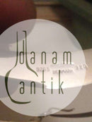 Hans Hansen Sterling Silber Halskette und Anhänger mit grünem Stein Nr. 320