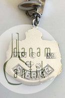 Wiwen Nilsson Style Sterling Silver Bracelet with Swedish Royal Crest