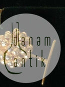 Flora Danica Manchetknapper sterling sølg og guld