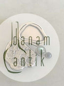 Valdres Sølvsmedie, Norge Sterling Sølv Broche med Sten