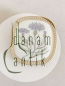 Royal Copenhagen Flora Brooch / Pendant in Porcelain and Sterling Silver