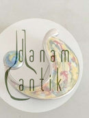 F.ヒンゲルベルグ スターリングシルバー＆エナメル ブローチ