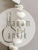 Hans Hansen Sterling Sølv Hjertehalskæde