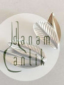 Anton Michelsen Leaf Shaped Sterling Silver Earclips