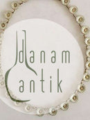 Anton Michelsen Daisy Necklace in Gilded Sterling Silver and White Enamel