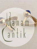 Ole Lynggaard 14K Gold Cufflinks with Lapis Stones