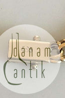 Bismarck bracelet with four-leaf clover in 14K. Gold