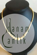 Halskæde med Elfenbensperler