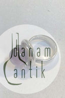 Hans Hansen Sterling Sølv Ring med Ametyst