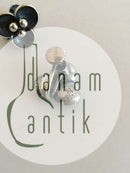 Hans Hansen Øreskruer No 408 i Sterling Sølv designet af Karl Gustav Hansen