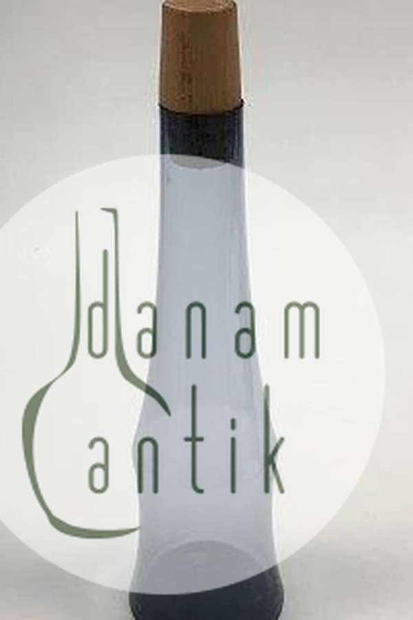 Kastrup Glasværk Opaline form Blå Karaffel med Prop