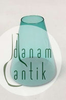 Kastrup Glasværk Opaline form Grøn Konisk vase