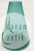 Kastrup Glasværk Opaline form Grøn Konisk vase