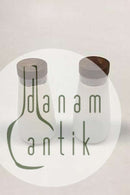 Kastrup Glassworks Opaline Salt and Pepper Shakers