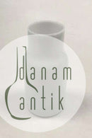 Kastrup Glasværk オパーリン製花瓶、円筒形で上部に向かって細くなっています。