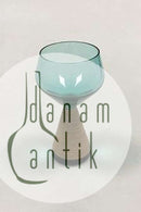 Kastrup Glasværk Opaline form Grønt Likørglas med Bambusbevikling