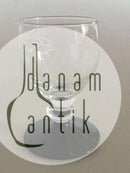 "Jane" Sortfods Snapseglas med Drueslibning fra Holmegaard