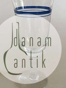 "Blåklokke" Ølglas fra Holmegaard