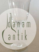 Hvid Klokke Rødvinsglas Holmegaard