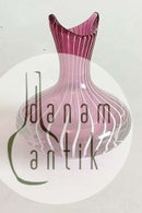 Sea of Sweden/Kosta Vase med rubinrødt og hvidt glas No 535
