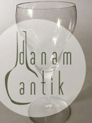 "Xanadu" Arje Griegst Rødvinglas fra Holmegaard