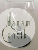 "Jane" Sortfods Rødvinsglas med drueslibning fra Holmegaard