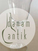 "Hvid Klokke" Hvidvinsglas Holmegaard