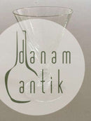 "Ida" Snapseglas fra Holmegaard. Klart glas uden guld.